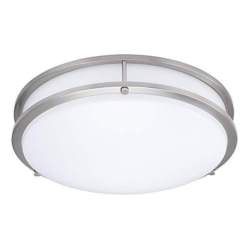 Dependable Direct 15 Inch Double Ring Dimmable Led Flush Mount 22w